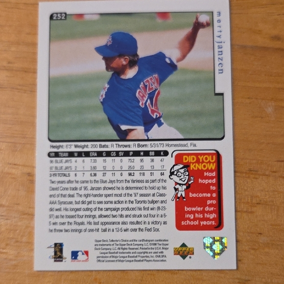 Vintage Blue Jays Baseball Card - Picture 2 of 2